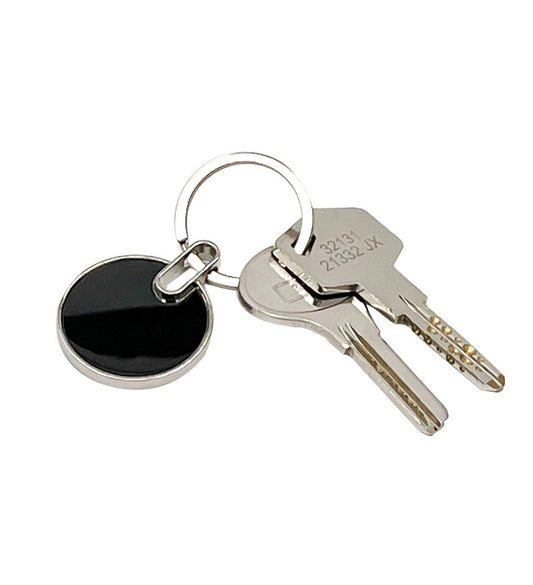 Round Shape Metal Keychain