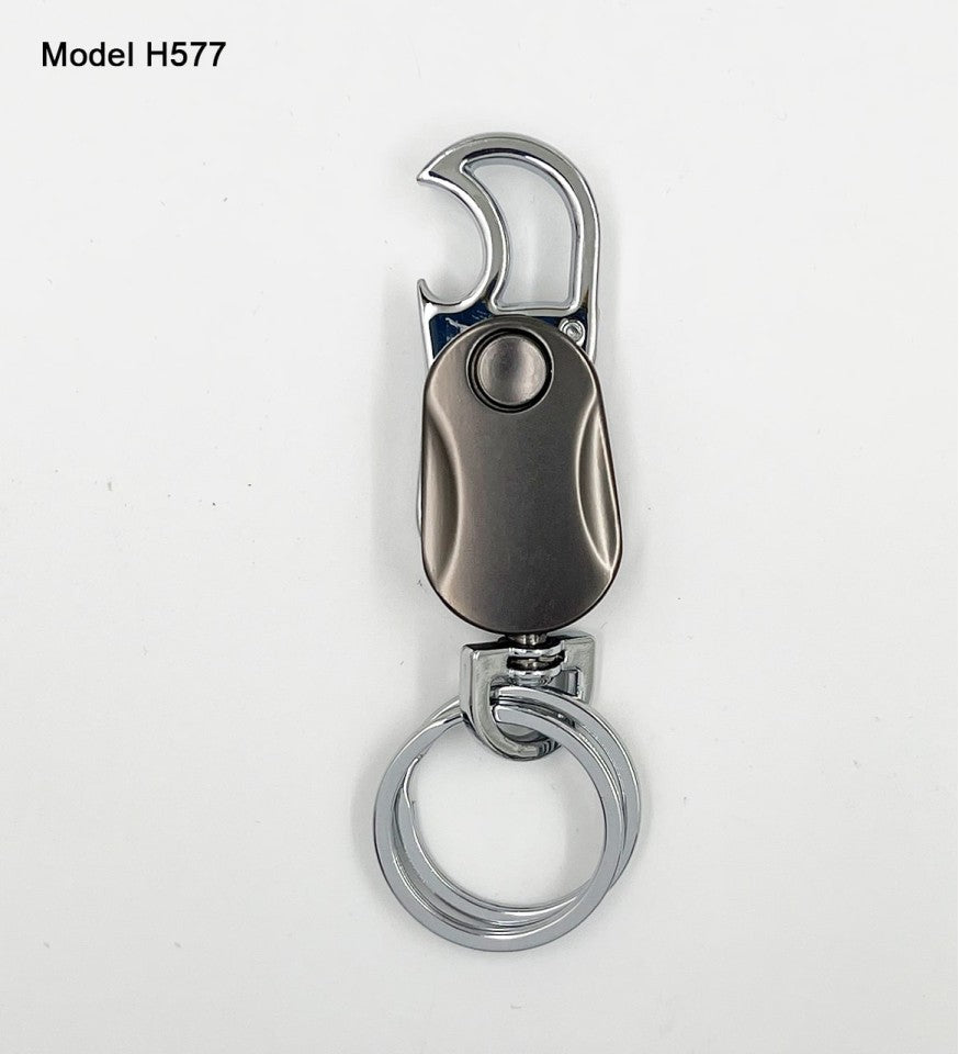 3-in-1 Fidget Spinner Metal Keychain