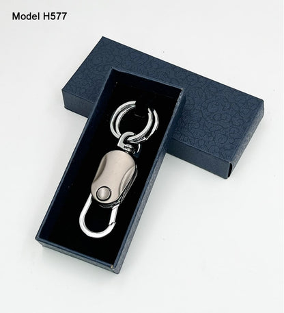 3-in-1 Fidget Spinner Metal Keychain