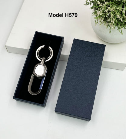 Gun Metal Carabiner Metal Keychain