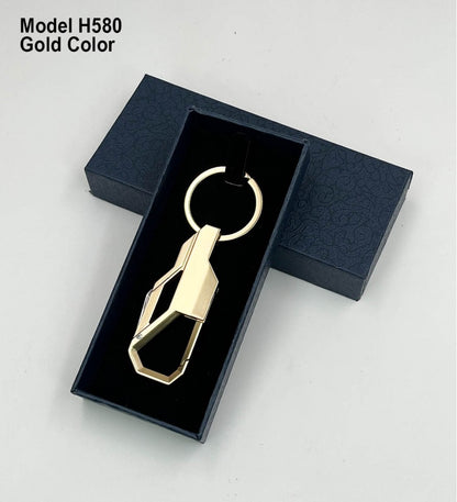 Heavy-Duty Brass Alloy Carabiner Keychain with Built-in Paper Knife