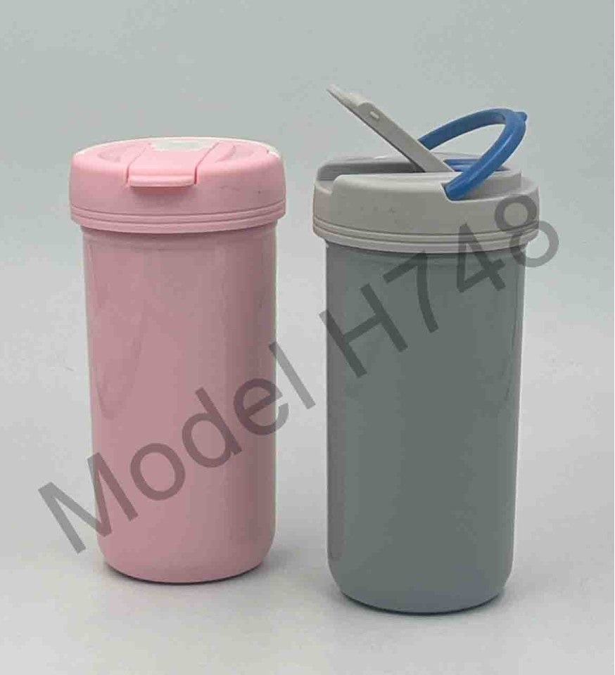 Stainless Steel Sipper Mug with Tea Filter & Handle – 400ml