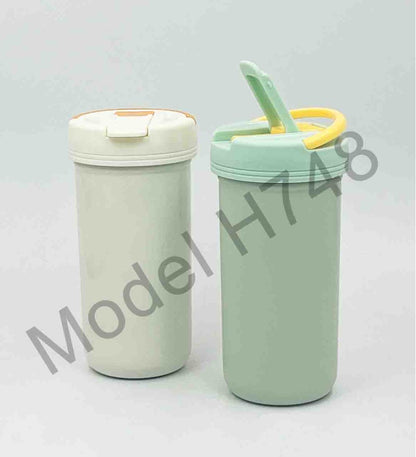 Stainless Steel Sipper Mug with Tea Filter & Handle – 400ml