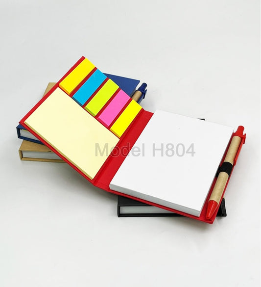 Eco Sticky Note Pad with Pen