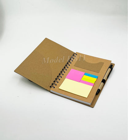 Eco Sticky Note Pad Memo Pad with Ball Pen
