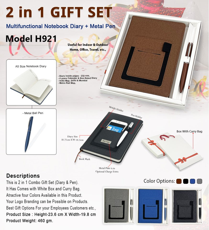 Multifunctional Notebook & Pen Set