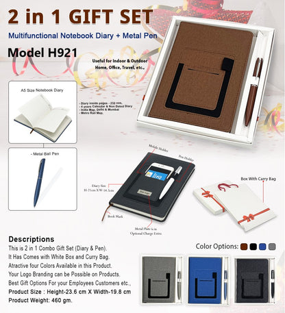 Multifunctional Notebook & Pen Set