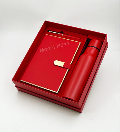 Elite Trio Gift Set (Diary, Pen & Bottle)