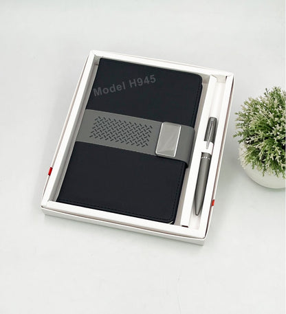 Premium Executive Notebook & Pen Gift Set
