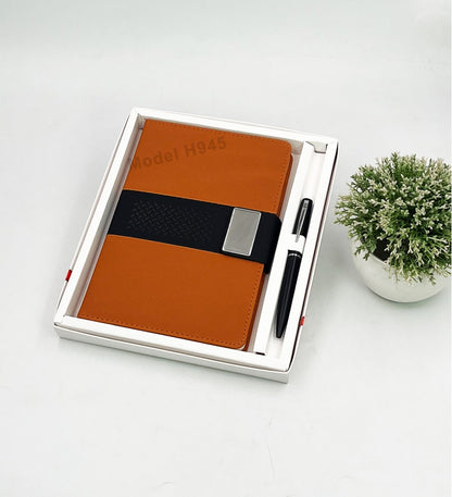 Premium Executive Notebook & Pen Gift Set