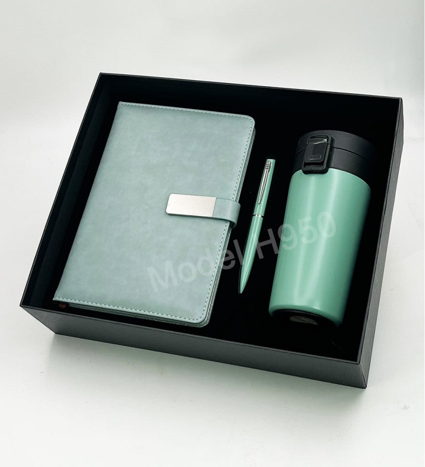 3 in 1 Premium Gift Set Notebook Diary, Vacuum Mug And Metal Ball Pen