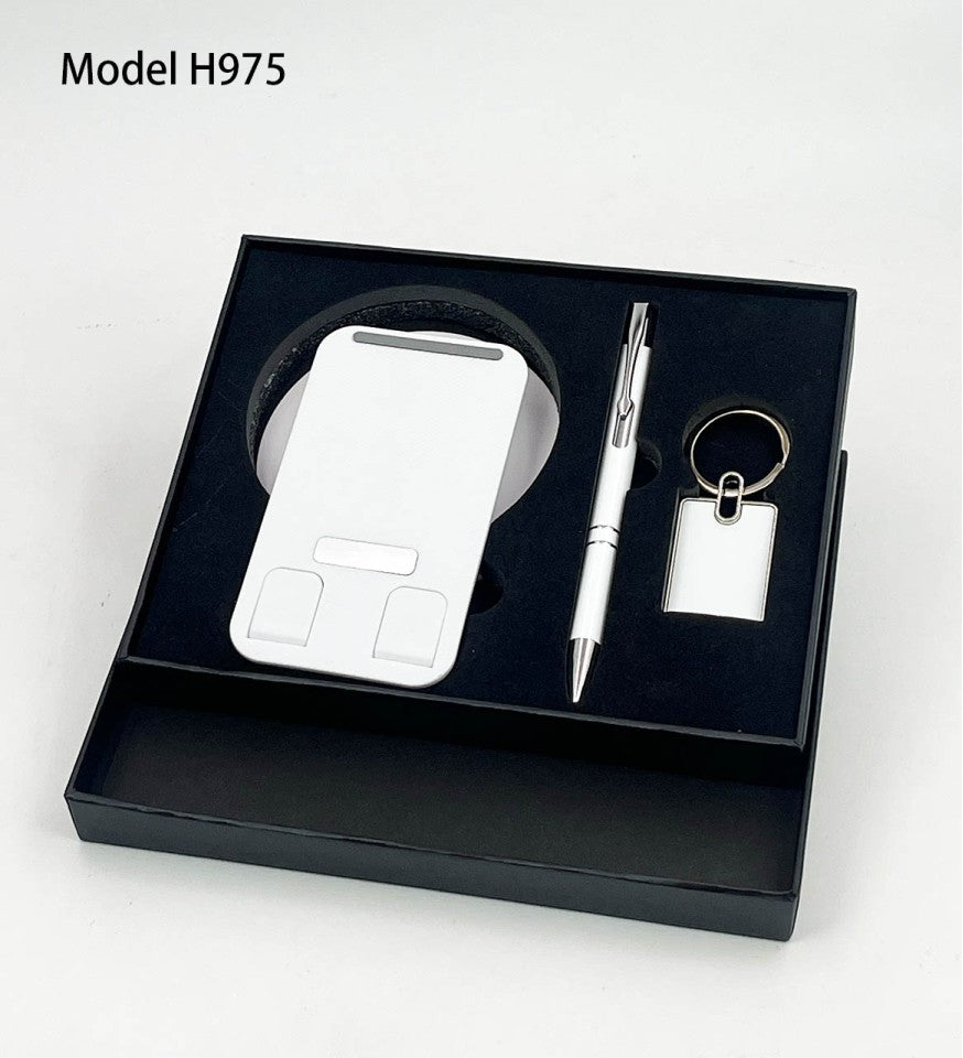 Desk Buddy Gift Set – Pen, Stand & Keyring Essentials