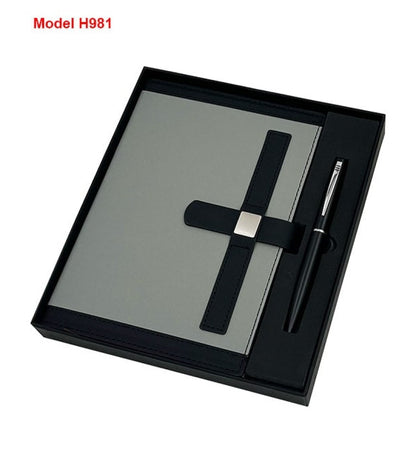 2 in 1 Gift Set – A5 Notebook Diary Metal Ball Pen