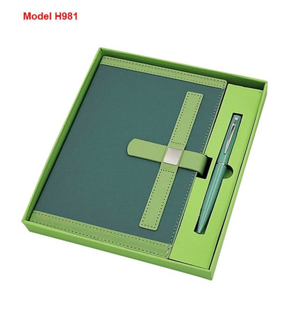 2 in 1 Gift Set – A5 Notebook Diary Metal Ball Pen