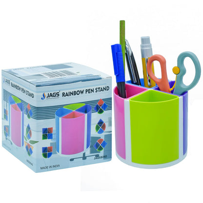 Rotating Multi-Color Modular Desk Organizer