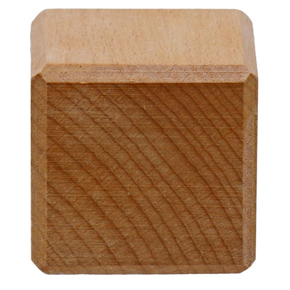 Solid Wooden Cube – Natural Finish