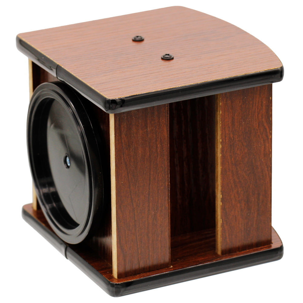 Compact Wooden Desk Organizer with Dual Compartments