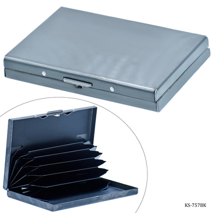 Metal Accordion-Style RFID Business Card Holder