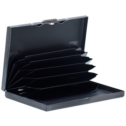 Metal Accordion-Style RFID Business Card Holder