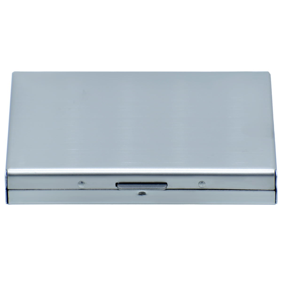 Sleek Silver Metal Accordion Card Holder