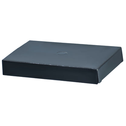 Sleek Silver Metal Accordion Card Holder