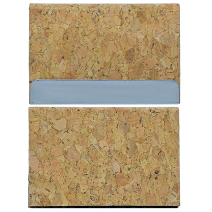 Eco Cork & Metal Business Card Holder