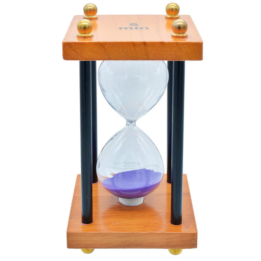 Wooden Frame Sand Timer – 5 Minute Countdown