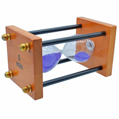 Wooden Frame Sand Timer – 5 Minute Countdown