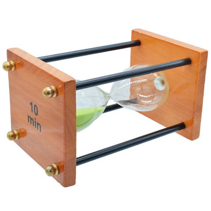 Wooden Frame Sand Timer – 10 Minute Countdown