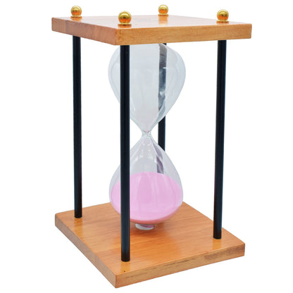 Wooden Frame Sand Timer – 15 Minute Countdown