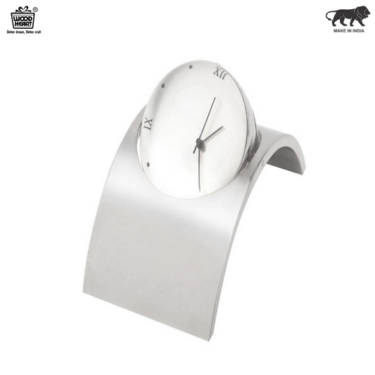 Metal Arc Table Clock