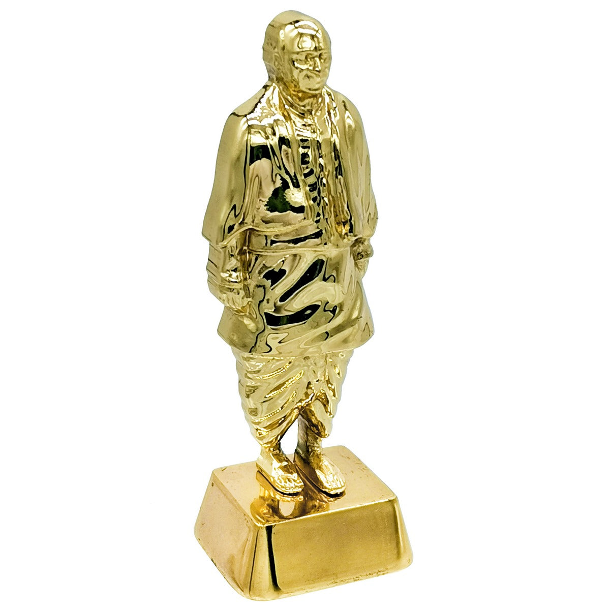 Wood Heart Sardar Vallabhbhai Patel Miniature Figurine