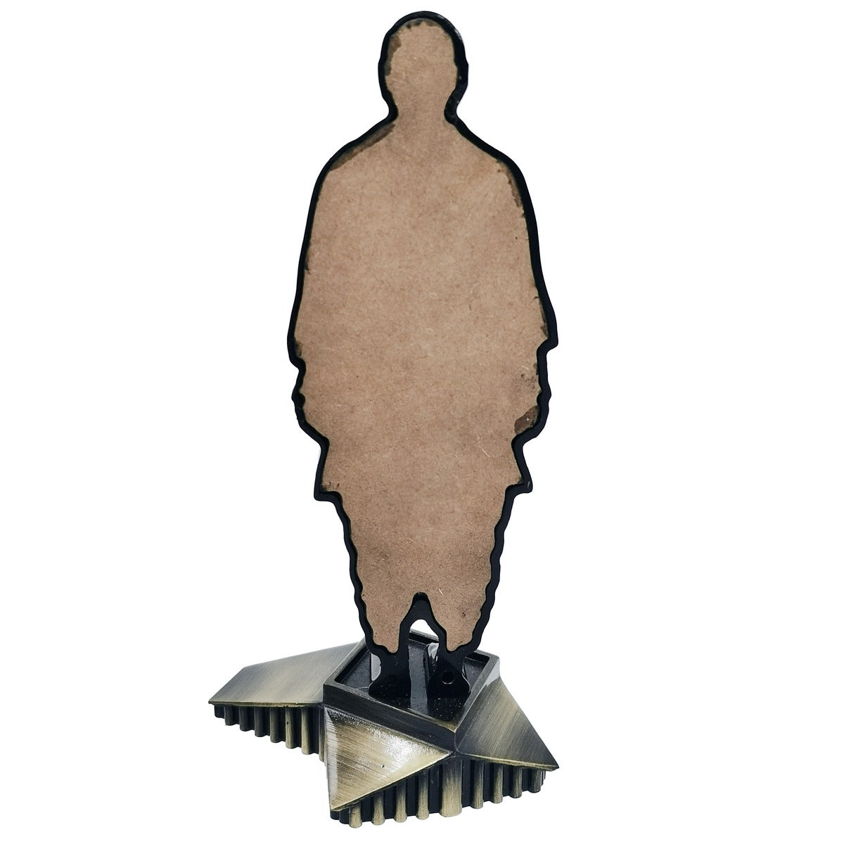 Wood Heart Sardar Vallabhbhai Patel Antique Brass Metal Statue