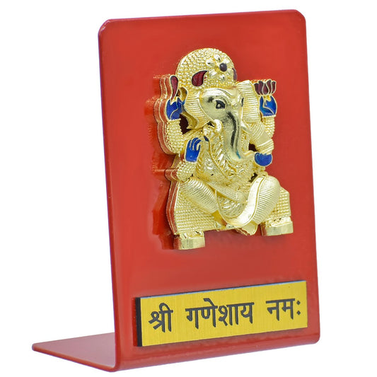 Wood Heart Ganesha Decorative Stand