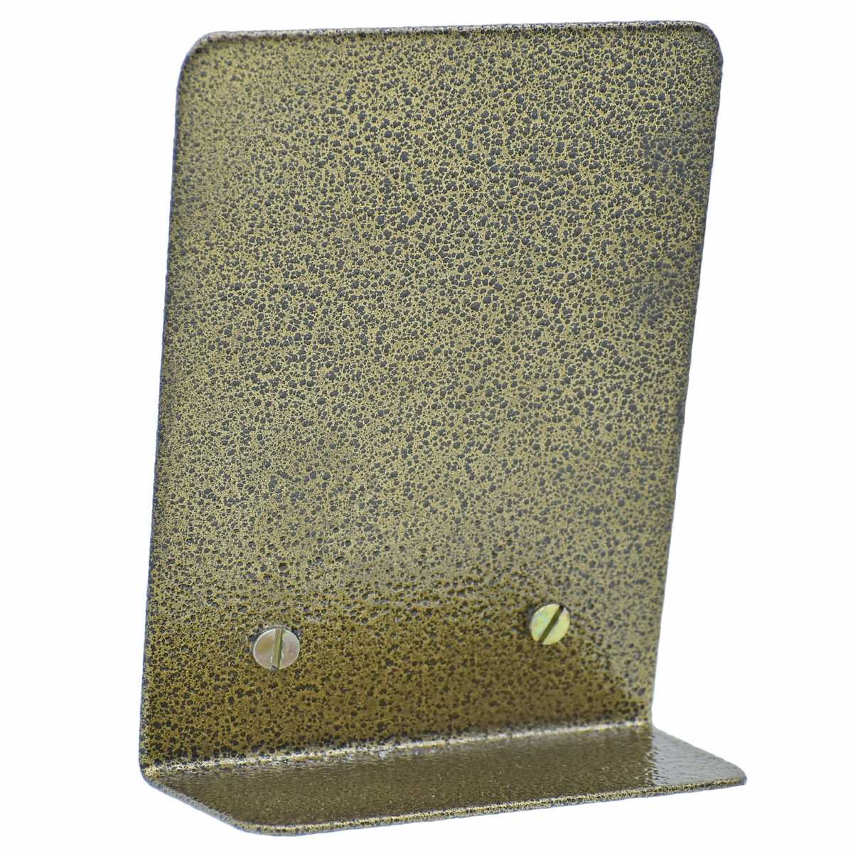 Wood Heart Lakshmi Ganesh Decorative Idol Plaque – Black Textured Base