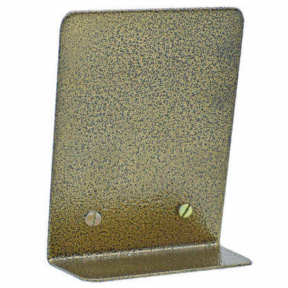 Wood Heart Lakshmi Ganesh Decorative Idol Plaque – Black Textured Base