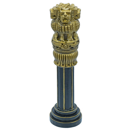 Wood Heart Ashoka Pillar with Slim Column Base