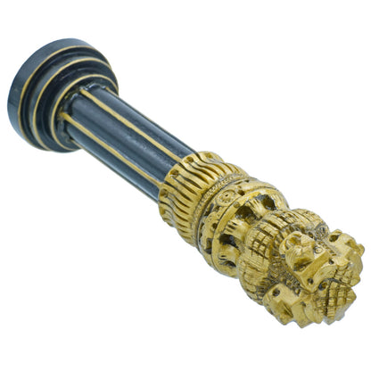 Wood Heart Ashoka Pillar with Slim Column Base