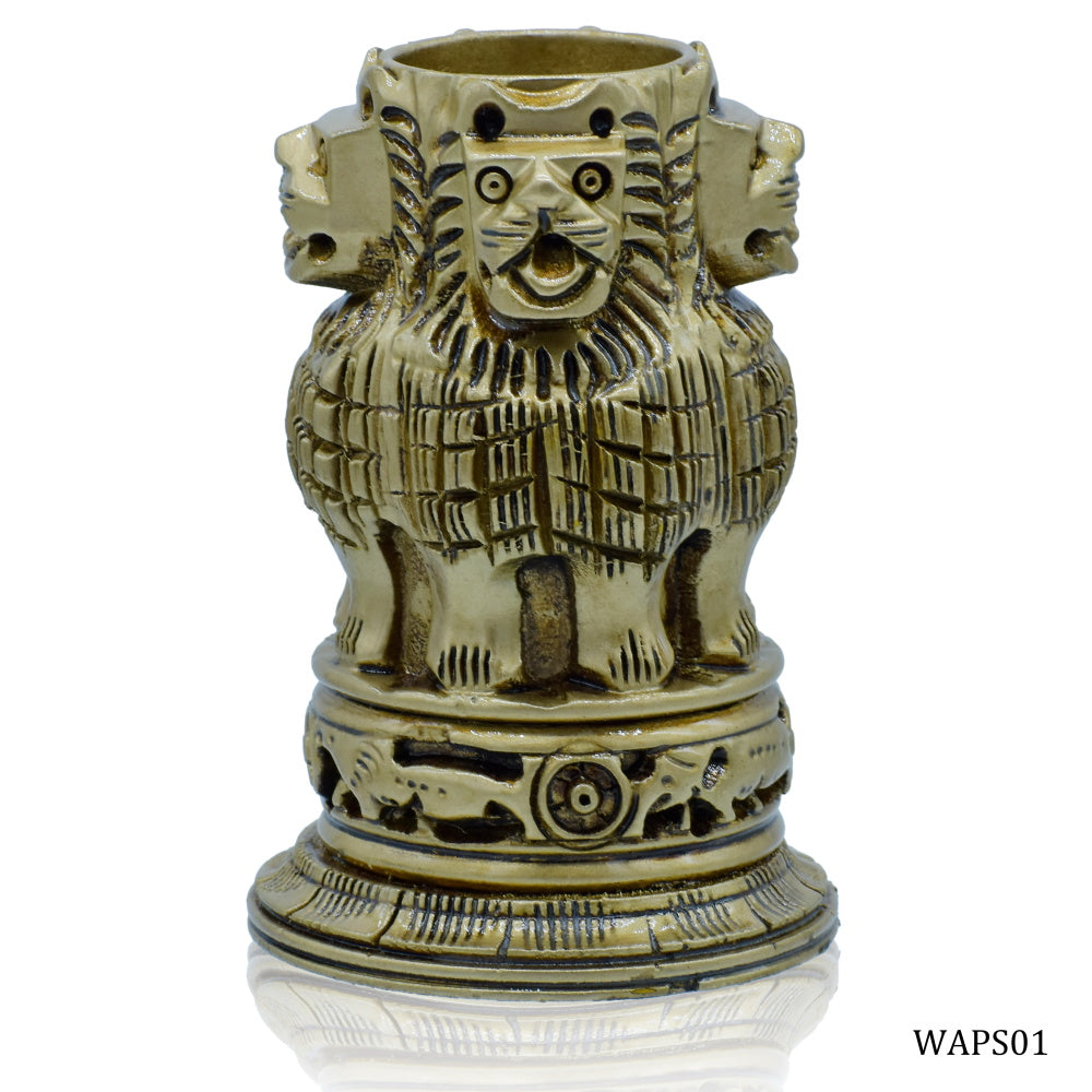 Ashoka Pillar Lion Capital Pen Holder
