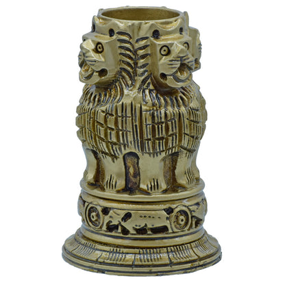Ashoka Pillar Lion Capital Pen Holder