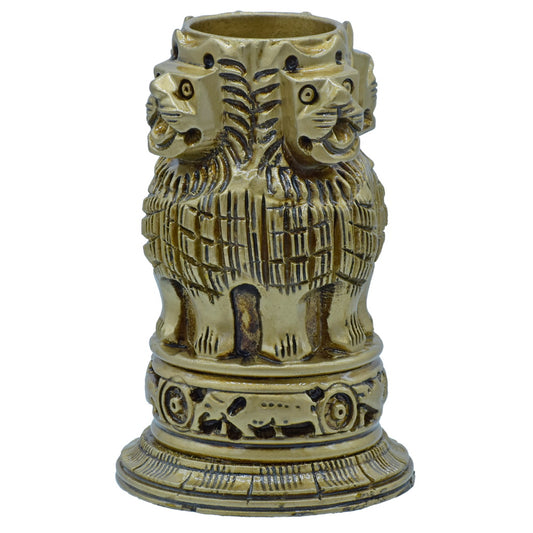 Ashoka Pillar Lion Capital Pen Holder