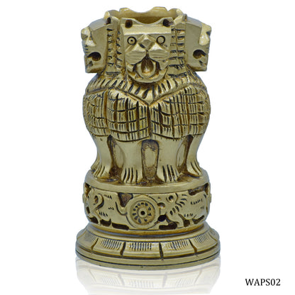 Classic Ashoka Pillar Lion Pen Stand