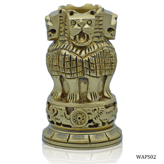 Classic Ashoka Pillar Lion Pen Stand