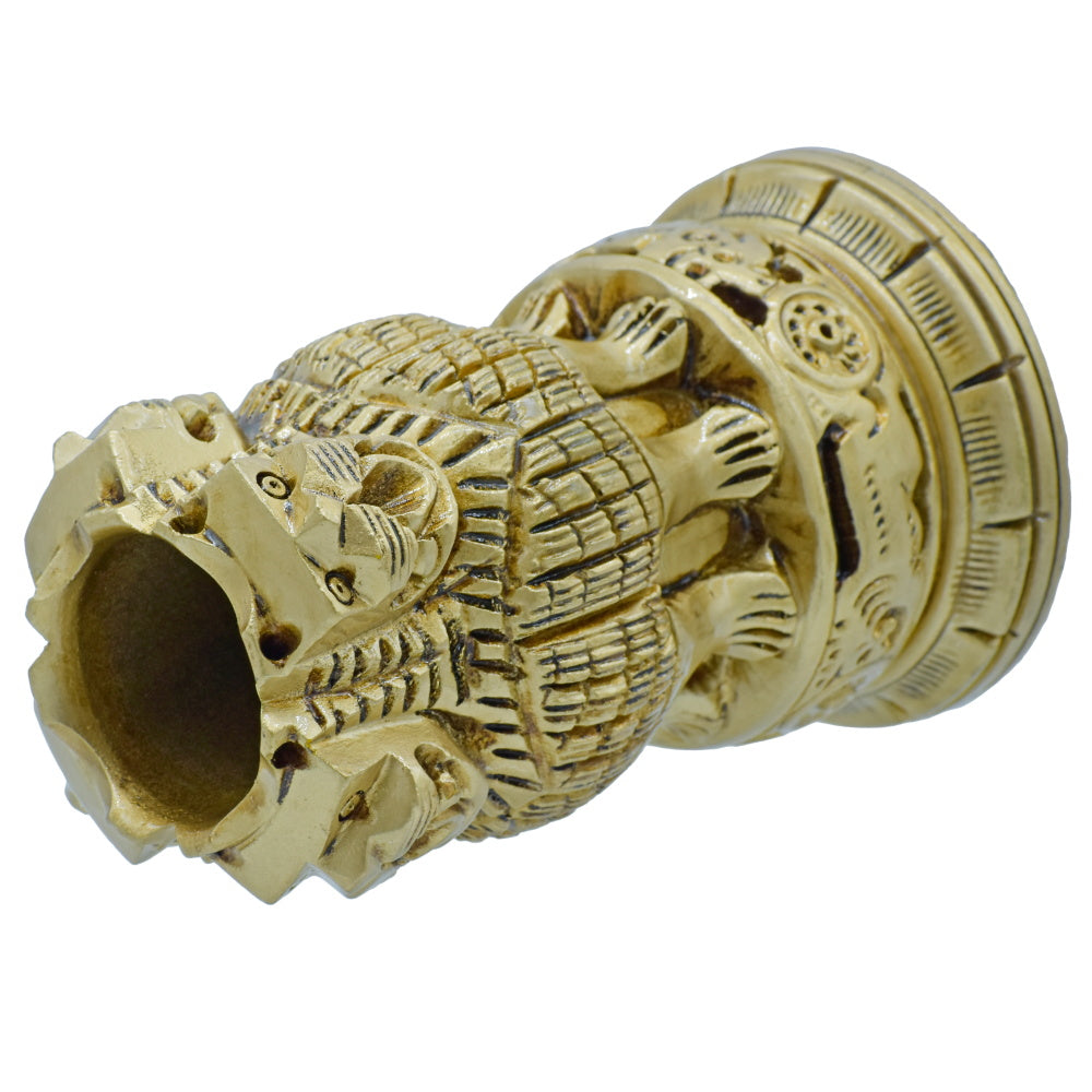 Classic Ashoka Pillar Lion Pen Stand