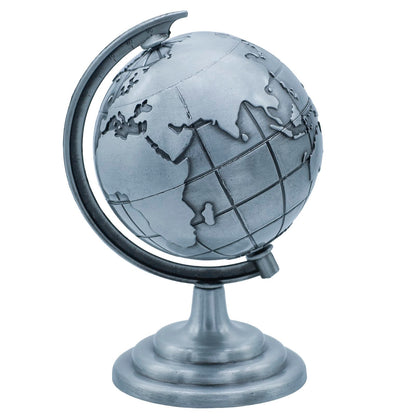 Miniature Metal World Globe – Desk & Shelf Décor