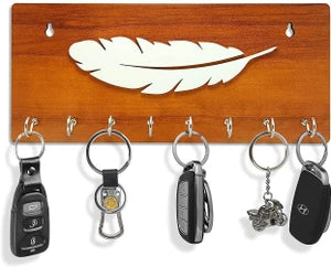 FeatherTouch Wooden Key Holder