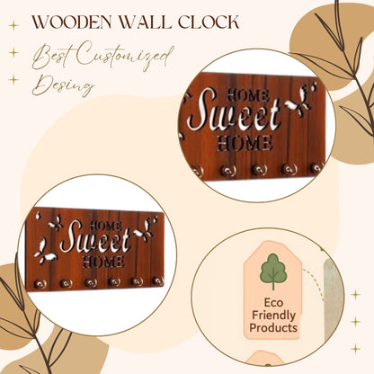 SweetNest "Home Sweet Home" Wooden Key Holder