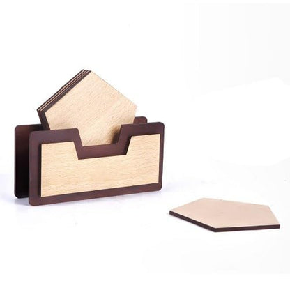 Wooden Tabletop Napkin Holder – House Shape Design