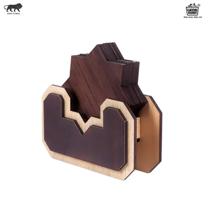 Wooden Tabletop Napkin Holder – Mountain Peak Design