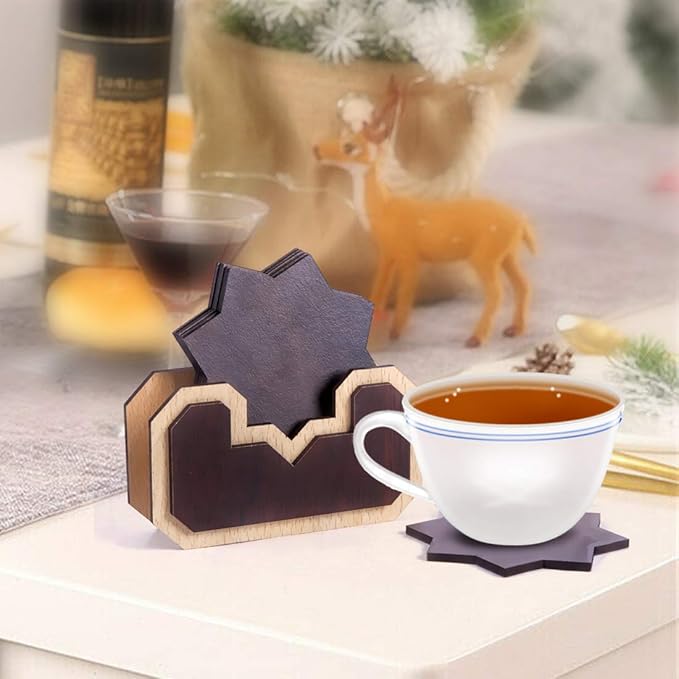 Wooden Tabletop Napkin Holder – Mountain Peak Design